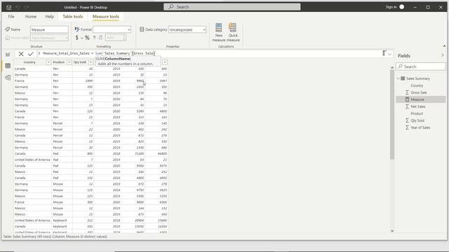 Dax Sum vs SumX Power BI | Difference between Sum & SumX Power BI смотреть онлайн