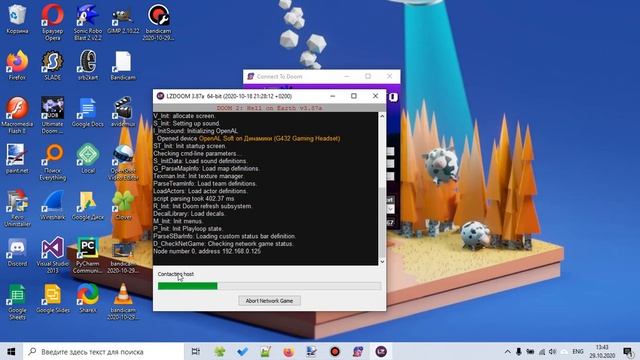 Создаем клиент/сервер для игры по сети GZDoom/LZDoom/Zandronum. смотреть онлайн