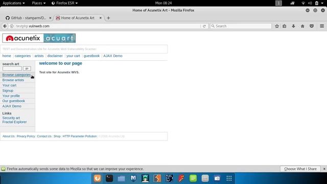 Kali Linux Damn Small SQLi Scanner DSSS смотреть онлайн