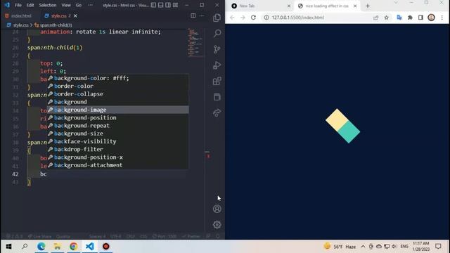 create amazing loading animation | animation with keyframes | basic to advance animation in css смотреть онлайн