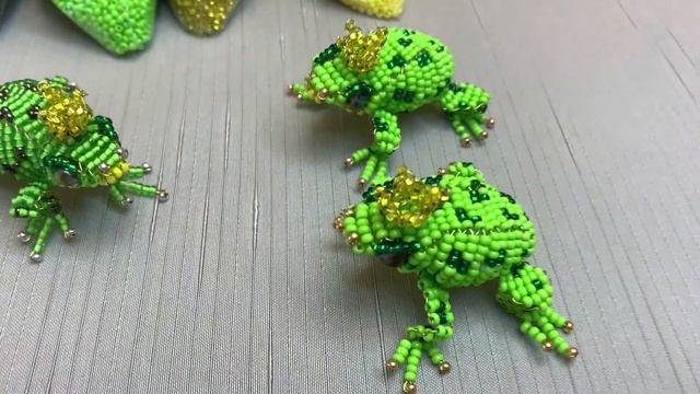 Царевна лягушка из бисера, ссылка на мастер-класс под видео смотреть онлайн