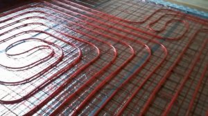 Теплый пол в деревянном доме классическим способом