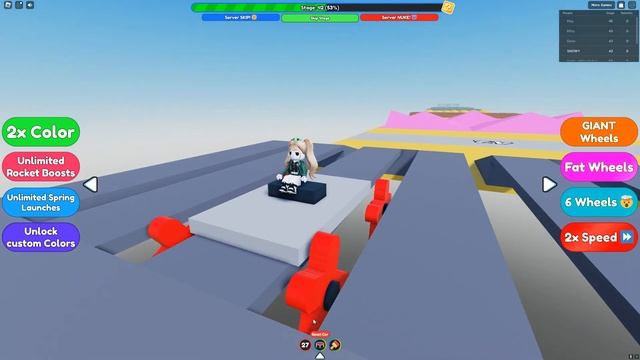 Обби для Рисования Колес Roblox Kroshik Day Game смотреть онлайн