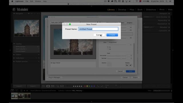 #11 Lightroom'da Fotoğraf Kaydetme (Export) ve Toplu İmza Atma (Watermark) Ayarları смотреть онлайн