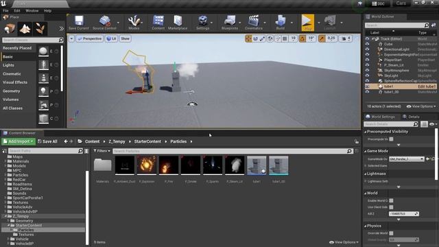 Как вставить дым в трубу ( Unreal Engine 4 ) смотреть онлайн
