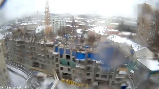 Таймлапс Басманный 5. Неделя 06 нояб. - 13 нояб. 2016 г. Камера 1 смотреть онлайн