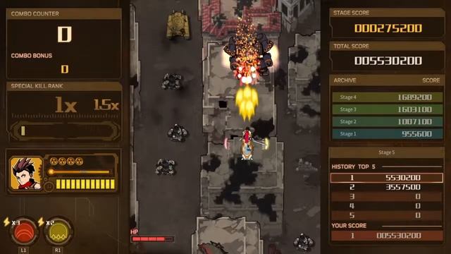 AngerForce Reloaded Review | Shmup | Arcade | Bullet Hell смотреть онлайн