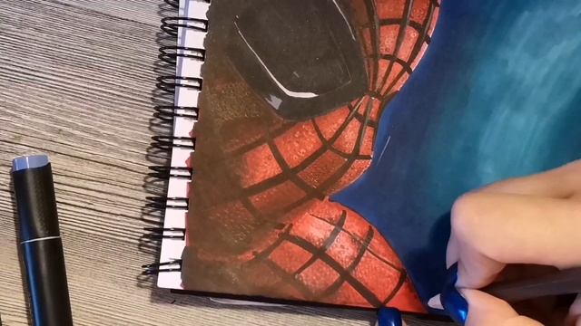 Как нарисовать костюм человека паука/drawing spaider man смотреть онлайн