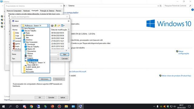 MuBrazuca - Adicionando main.exe na DEP do windows. смотреть онлайн