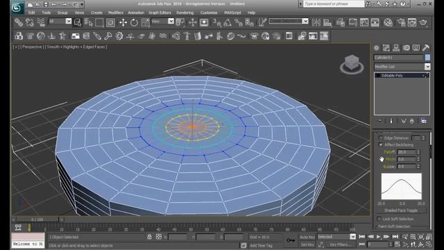 3ds Max Soft Selection Tutorial смотреть онлайн