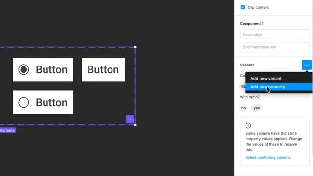 Variants in Figma - the fastest method for beginners. UI design basics. смотреть онлайн