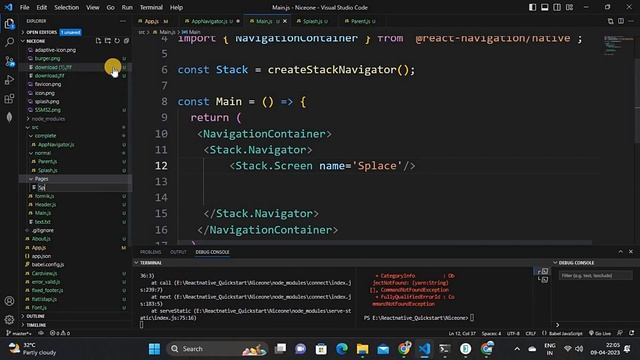 Create Main Page In React Native | footer | drawer | header |react native смотреть онлайн