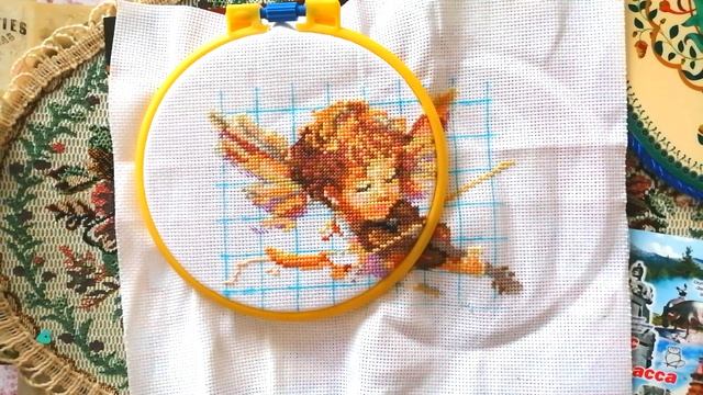 Ожидательная неделя + пятница, 13-ое / Вышивка крестиком