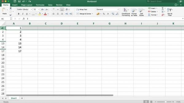 How to unhide all rows in Excel 2018