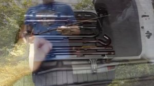 Как снять запаску на Toyota Prado 150