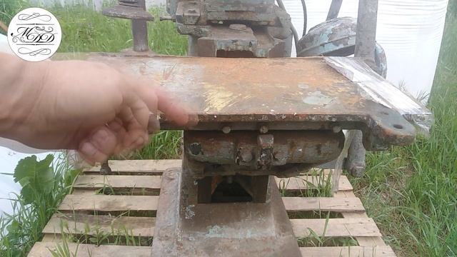 Пазовальный станок по дереву Teichert, реставрация, ч. 1 смотреть онлайн