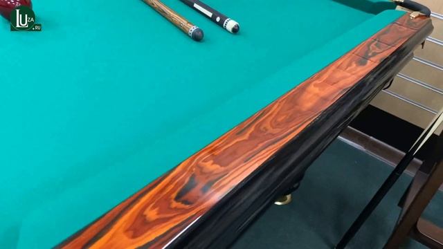 Бильярдный стол Ливерпуль-Экзотик 9фт - Luza.ru смотреть онлайн