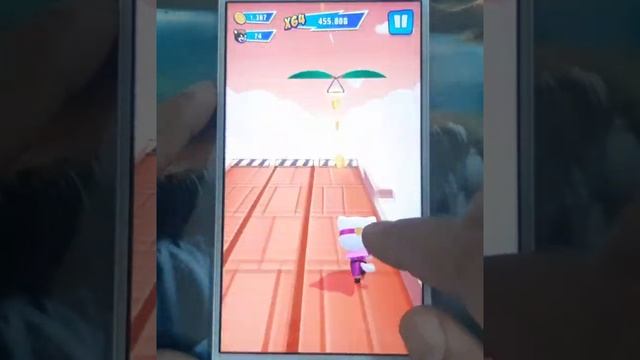 Talking Tom Hero Dash - Angela Hero VS Raccoon Rubber Gold Run - Mobile Gameplay смотреть онлайн