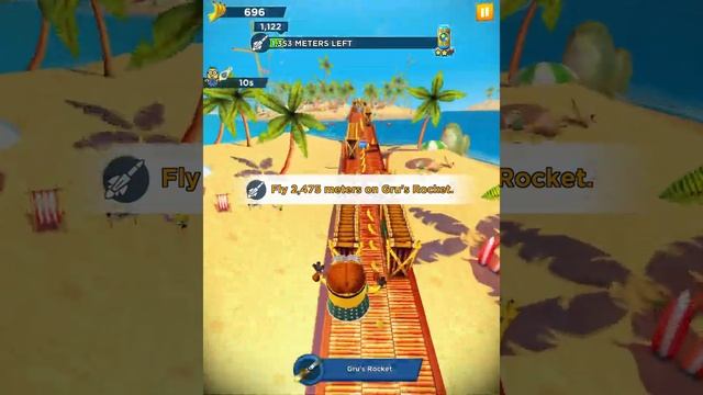 Despicable Me: Minion Rush Gameplay Walkthrough Part 46 - Gru's Rocket [iOS/Android Games] смотреть онлайн