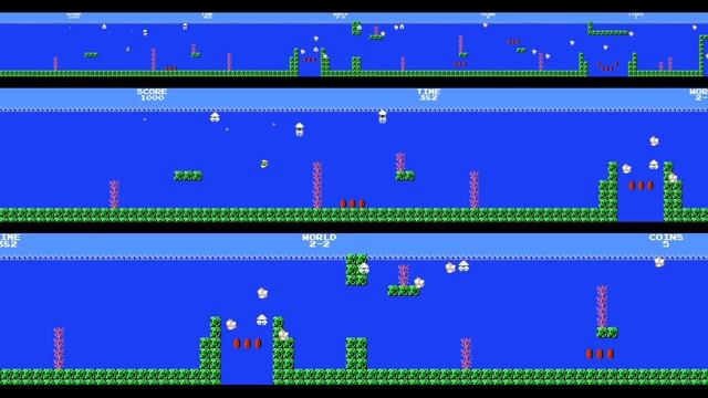 Full Screen Mario Bros. on an SUPER Ultra Wide Gaming Monitor - This is so cool!!! смотреть онлайн