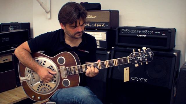 Höfner Resonator guitar смотреть онлайн