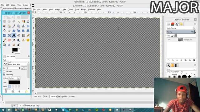 How to Make WATERMARK with GIMP (PhotoShop Alternative) смотреть онлайн