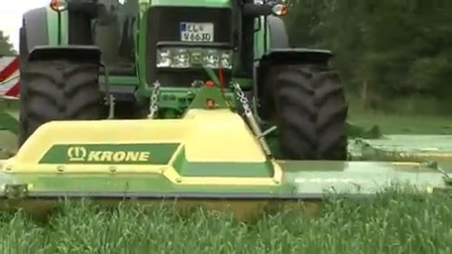 Фронтальні дискові косарки Krone EasyCut F від Профіагро смотреть онлайн