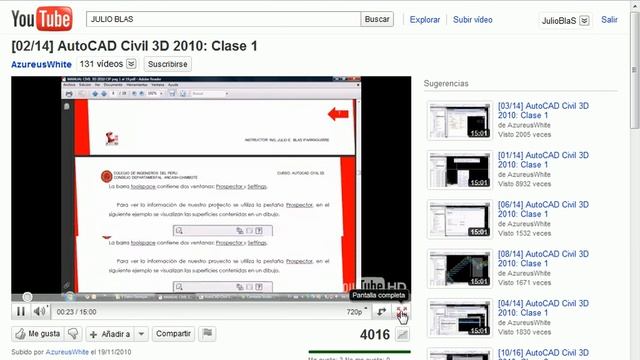 AutoCAD Civil 3D 2015 - Clase 3 смотреть онлайн
