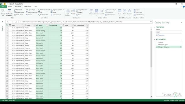 17 - Merge Columns in Power Query in Excel смотреть онлайн