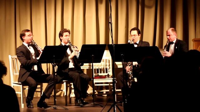 C. Debussy - "Petite Suite"- En bateau - Clarinet Quartet "IN TIME" Квартет кларнетов смотреть онлайн