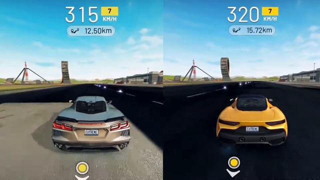 Chevrolet Corvette vs Maserati MC20 - Extreme Car Driving Simulator 2022 смотреть онлайн