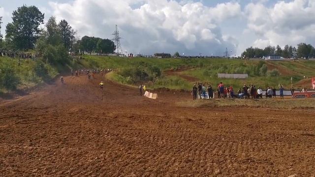 85см3 первый старт. 2этап Первенства России по мотокроссу, 1.07.2023 Вельяминово #motocross #mx смотреть онлайн