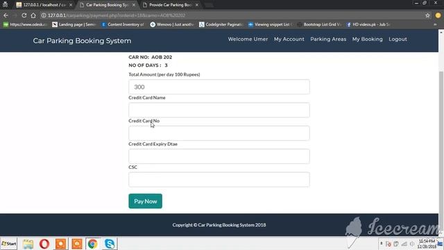 Online Car Parking Booking System Project using PHP/ MYSQL смотреть онлайн