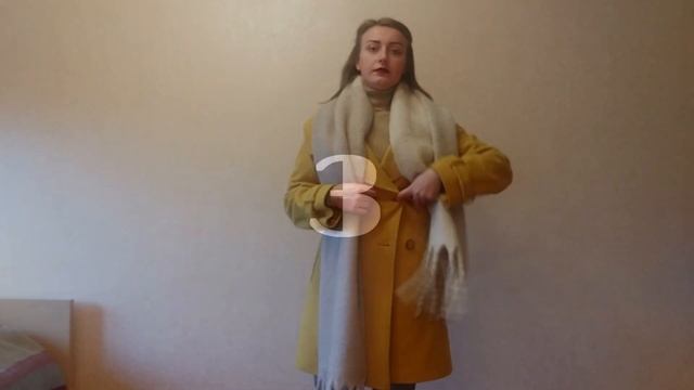 КАК ПОВЯЗАТЬ ДЛИННЫЙ, ТЕПЛЫЙ ШАРФ В ПОЛ//6 СПОСОБОВ//ШАРФ+ПАЛЬТО смотреть онлайн