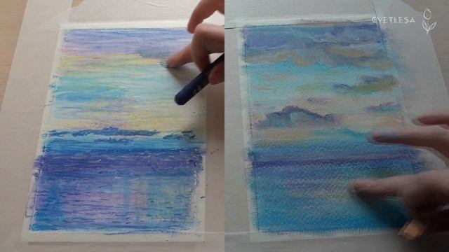 Масляная пастель VS Мягкая сухая пастель  | Что лучше? | Oil Pastels Vs Soft Pastels #1