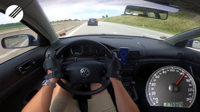 VW PASSAT 1.9 TDI 131HP B5 TOP SPEED DRIVE ON GERMAN AUTOBAHN ? смотреть онлайн