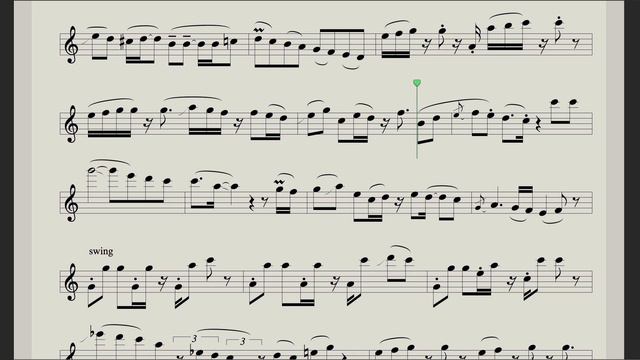 Syntheticsax – Santa Claus Is Coming To Town (sheet music for saxophone alto) смотреть онлайн