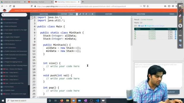 Minimum Stack - 1 | Solution смотреть онлайн