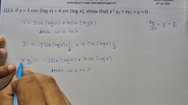 Class 12 Ex 5.7 Q13 Math | Differentiability | Q13 Ex 5.7 Class 12 Math | Ex 5.7 Q13 Class 12 Math смотреть онлайн