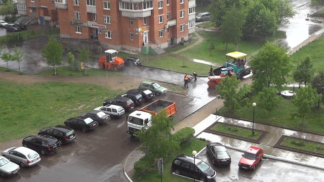 Как укладывают асфальт в Беларуси смотреть онлайн