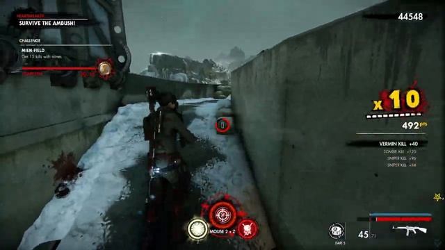 Zombie Army 4 - Dead Zeppelin Chapter 01 "Frosty Reception" 100% Walkthrough (All Collectibles) смотреть онлайн