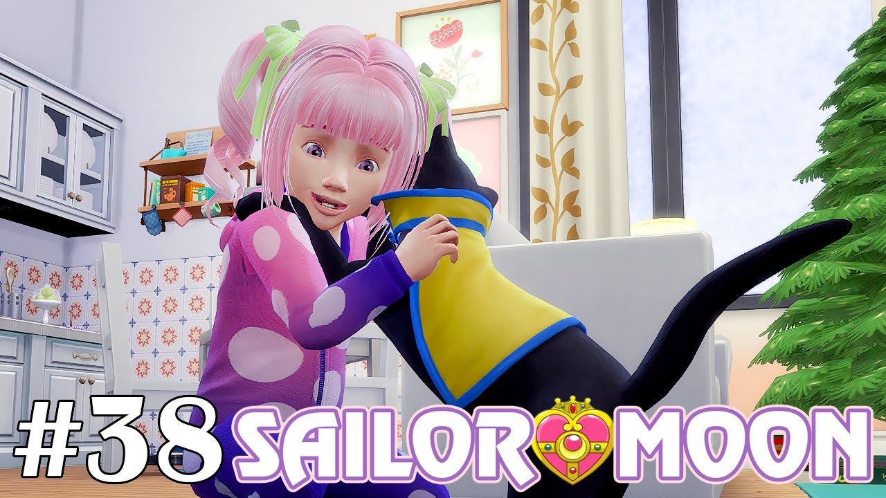 Луна стареет - The Sims 4 - Sailor Moon #38 смотреть онлайн
