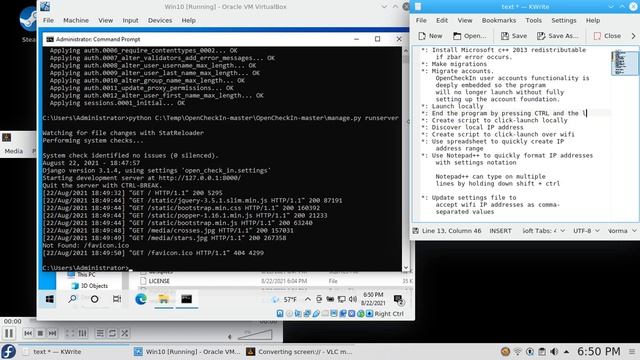 How to setup a Python Django application and broadcast over Wifi with a one-click batch file смотреть онлайн