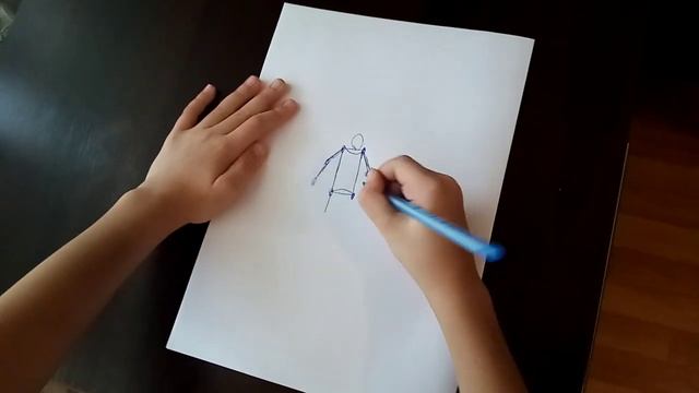 как нарисовать человека за 1 минуту???️?️ смотреть онлайн