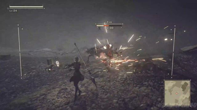 NieR: Automata - 2B Vs Eve Boss Fight Full Fight - ( 4K ) HD ✔+ Ending смотреть онлайн