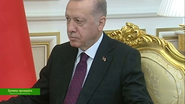 Президент Туркменистана принял президента Турции в Ашгабаде смотреть онлайн
