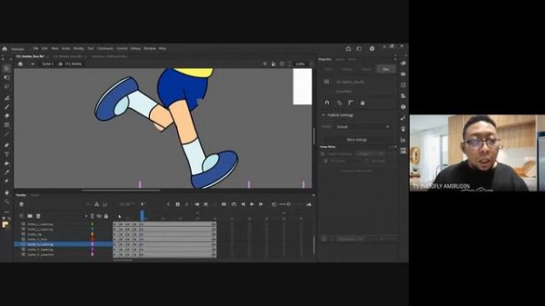 Adobe Animate CC: How To Animate Run Cycle