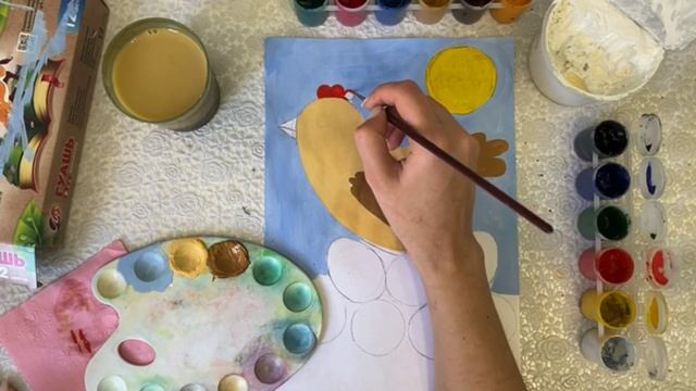 Рисуем курочку ?? смотреть онлайн