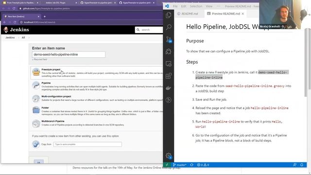 Online Meetup: From Freestyle jobs to Pipeline, with JobDSL смотреть онлайн