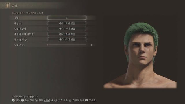 ELDEN RING Zoro Character Creation Slider - Roronoa Zoro(One Picec) 원피스 조로 커마 [엘든링]